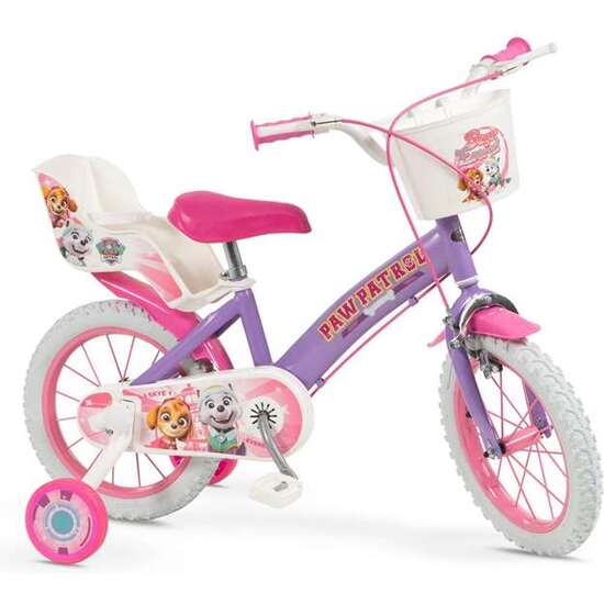 BICICLETA PAW PATROL NIÑA 14" (4/6 AÑOS) image 0