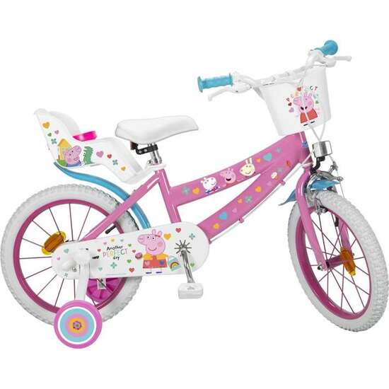 BICICLETA PEPPA PIG ROSA 16"(5/8 AÑOS) image 0