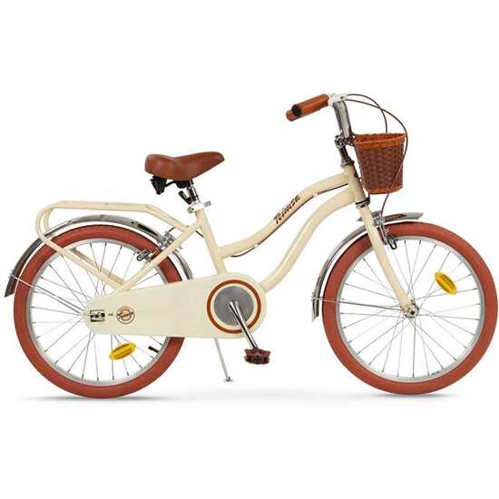 BICICLETA VINTAGE BEIGE 20" 6/9 AÑOS. NO INCLUYE RUEDINES. image 1