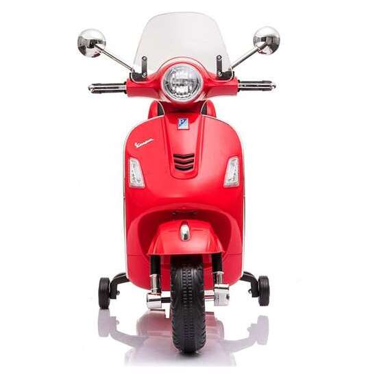 MOTO VESPA ROJA 2 MOTOR DE 30 W BATERIA12 V 7AH INCLUYE MP3 image 5