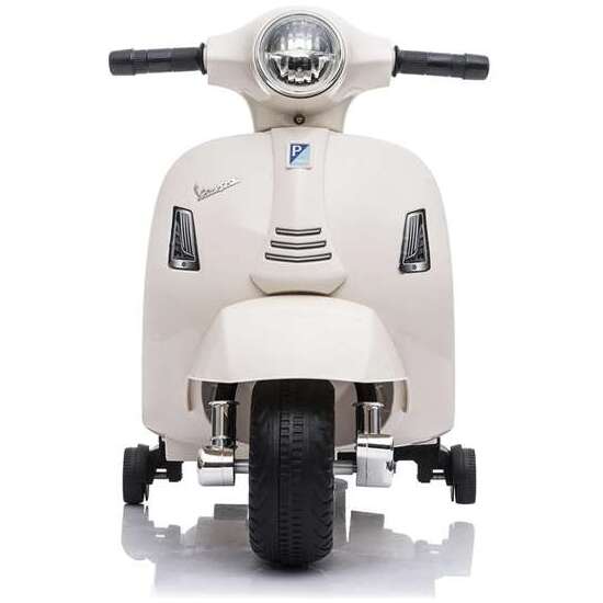 MOTO MINI VESPA BLANCA 6V 4 AH - 1 MOTOR image 2