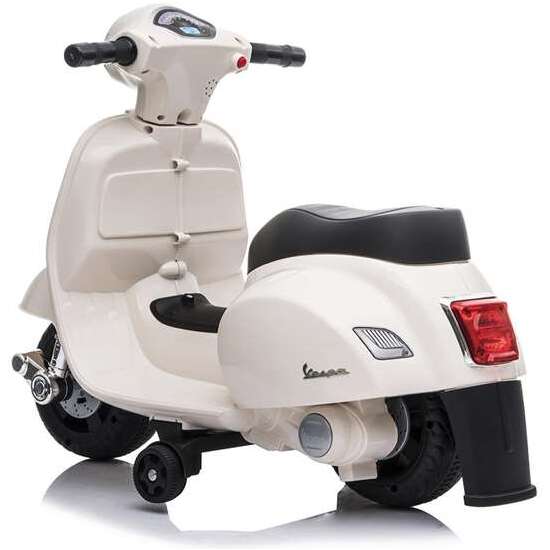 MOTO MINI VESPA BLANCA 6V 4 AH - 1 MOTOR image 4