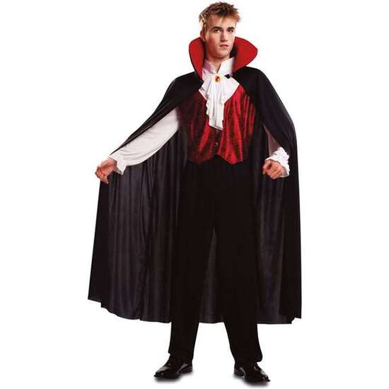 DISFRAZ ADULTO VAMPIRO GÓTICO TALLA XL image 0