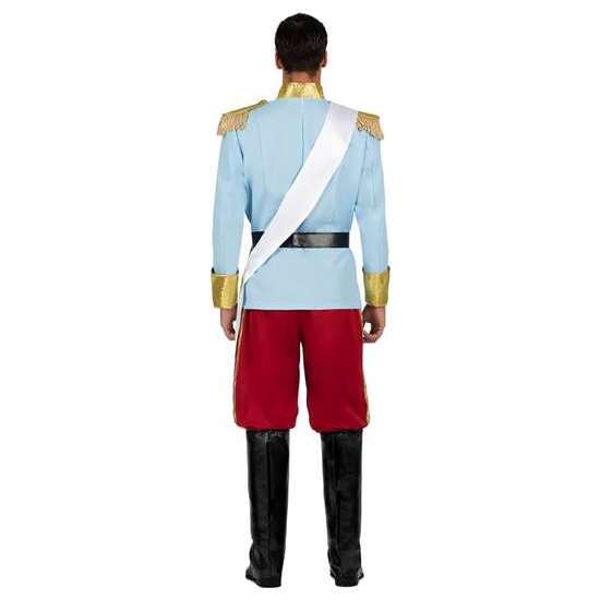 DISFRAZ PRÍNCIPE AZUL L (CHAQUETA, CINTURÓN, PANTALONES Y CUBREBOTAS) image 0
