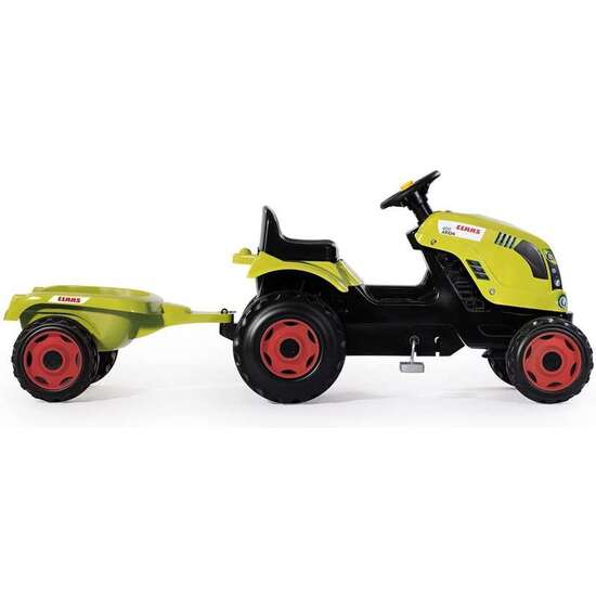 TRACTOR CLAAS FARMER XL + REMOLQUE A PEDALES ASIENTO REGULABLE 142X54X44CM image 0