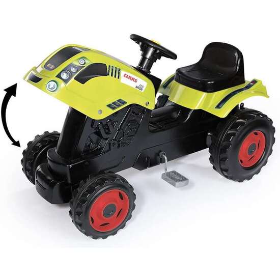 TRACTOR CLAAS FARMER XL + REMOLQUE A PEDALES ASIENTO REGULABLE 142X54X44CM image 2