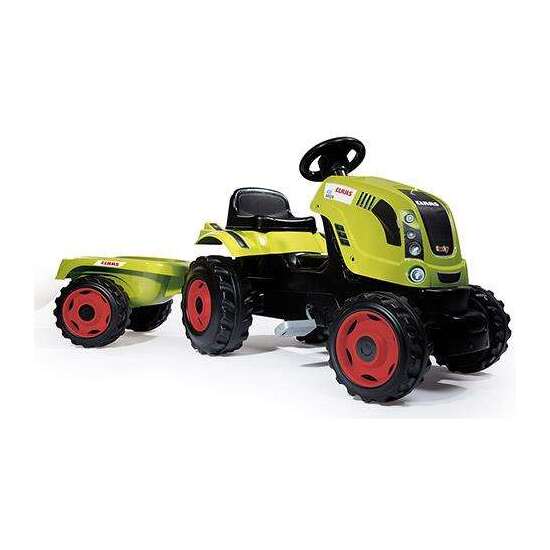 TRACTOR CLAAS FARMER XL + REMOLQUE A PEDALES ASIENTO REGULABLE 142X54X44CM image 3