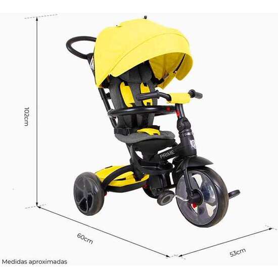 NEW PRIME TRICYCLE YELLOW image 1