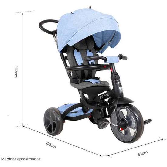 NEW PRIME TRICYCLE BLUE image 1