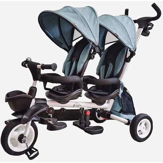 TRICICLO NEW GIRO TWIN TURQUESA image 0