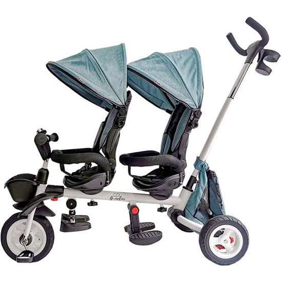 TRICICLO NEW GIRO TWIN TURQUESA image 1