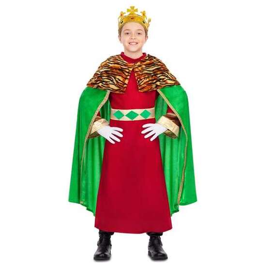 DISFRAZ REY MAGO VERDE TALLA 10-12 AÑOS image 0