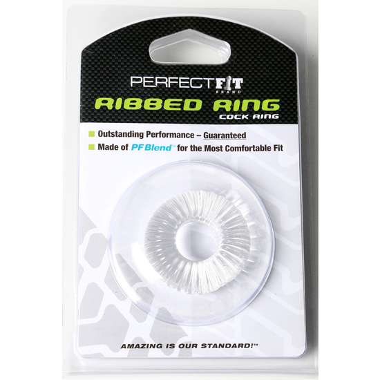 RIBBED RING CLEAR image 1