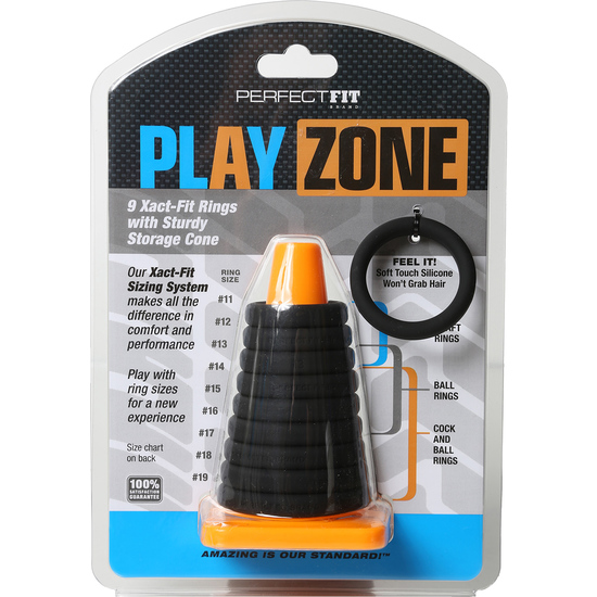 PLAY ZONE KIT 9 XACT RINGS W CONE image 1
