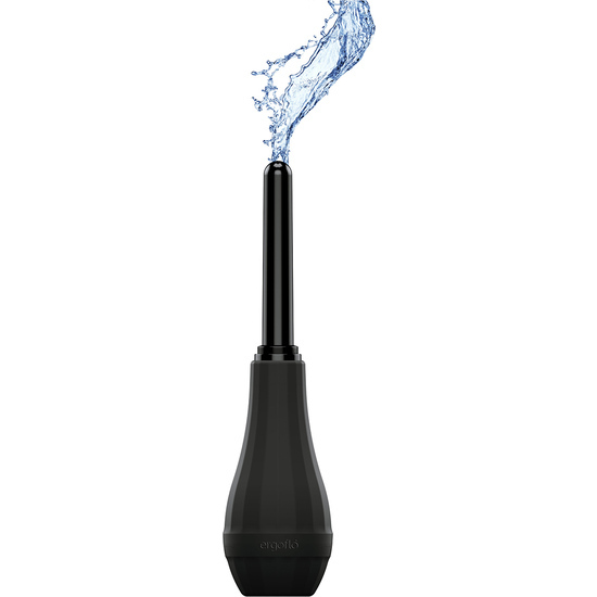 ERGOFLO EXTRA ANAL DOUCHE BLACK image 0