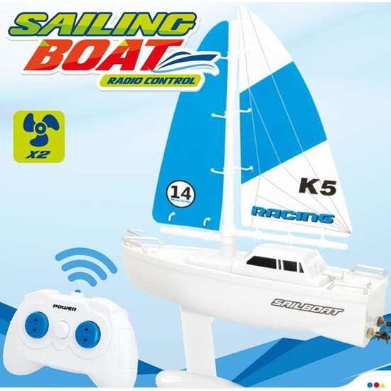 BARCO VELERO RADIO CONTROL 2,4GHZ 4 FUNCIONES 32,5 X 22,5 CM image 4