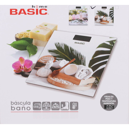 BASCULA BAÑO DIGITAL 180KG BASIC HOME image 3