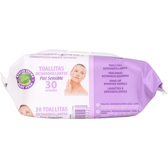 TOWELETTE MAKEUP REMOVER 30 UND NATURAL CARE image 1