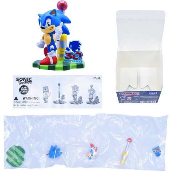 FIGURA SORPRESA SONIC CON DIORAMA PARA MONTAR. 8 CM - MODELOS SURTIDOS image 5