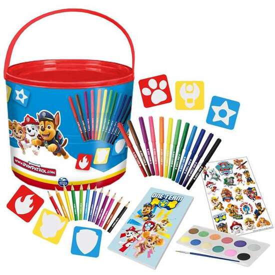 PAW PATROL CUBO DE ACTIVIDADES SET 46 PIEZAS image 0