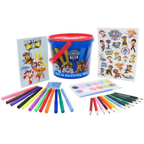 PAW PATROL CUBO DE ACTIVIDADES SET 46 PIEZAS image 1