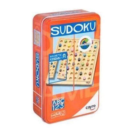 JUEGO SUDOKU MADERA CAJA METAL image 0