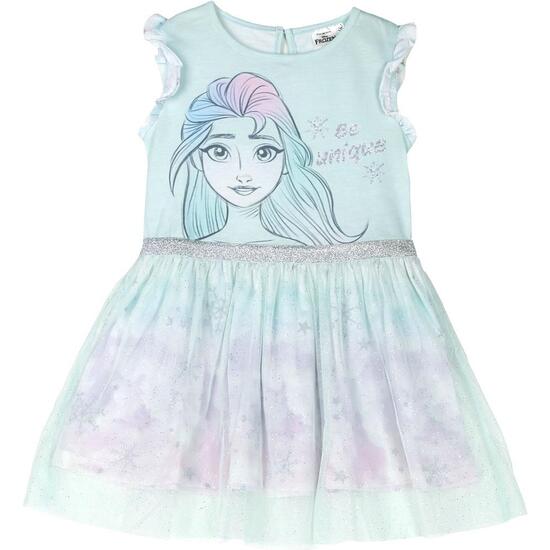 VESTIDO SINGLE JERSEY FANTASIA FROZEN image 0