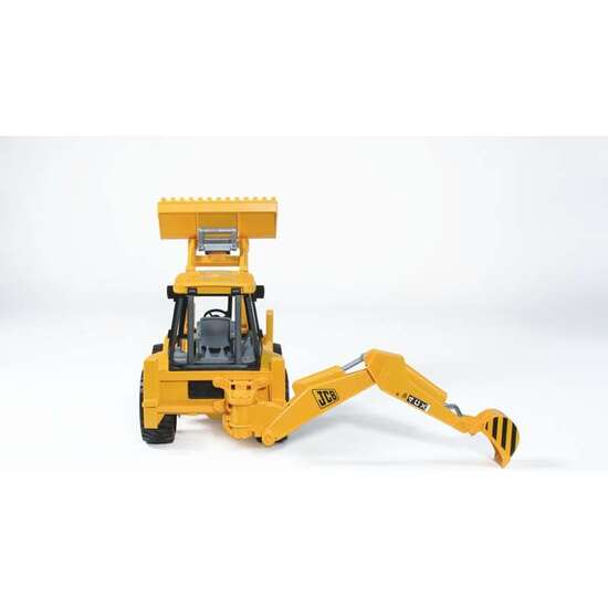 VEHICULO EXCAVADORA JCB CON PALA TRASERA Y DELANTERA 52X16X19 CM image 1