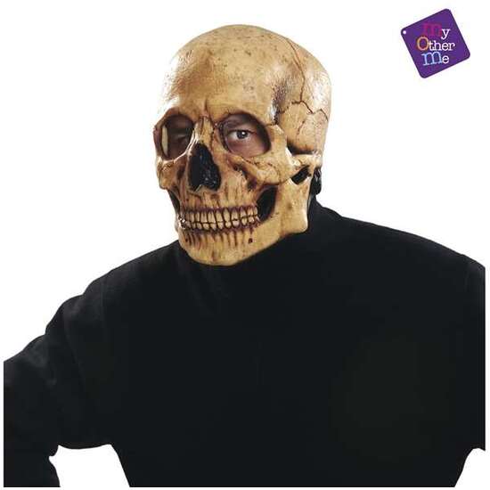 FULL SKULL LATEX MASK ONE SIZE image 2