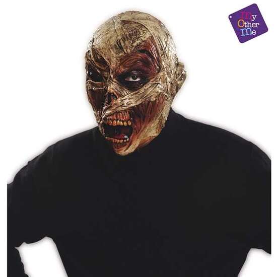 FULL MUMMY LATEX MASK ONE SIZE image 2