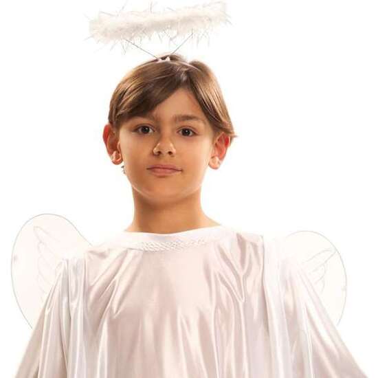 CORONA DE ÁNGEL CON DIADEMA TALLA ÚNICA image 0
