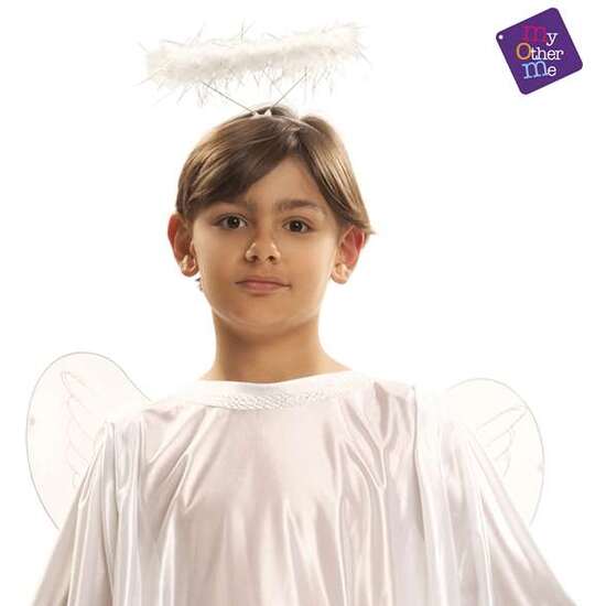 CORONA DE ÁNGEL CON DIADEMA TALLA ÚNICA image 1