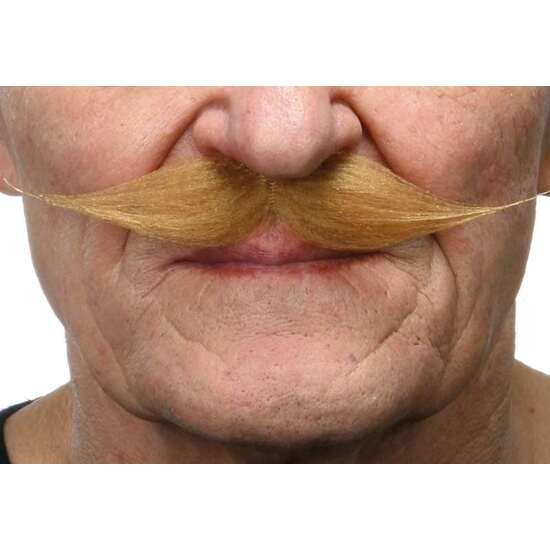 BIGOTE RUBIO ADULTO TALLA ÚNICA image 0