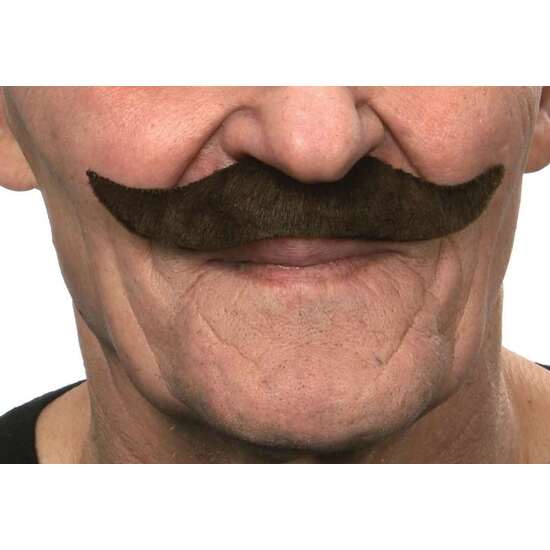 BIGOTE CASTAÑO TALLA ÚNICA image 1