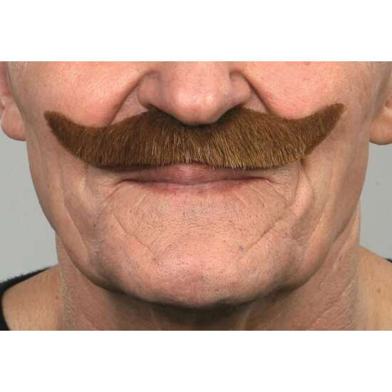 BIGOTE CASTAÑO TALLA ÚNICA image 1