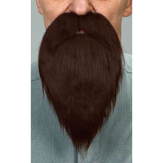 BARBA Y BIGOTE ADULTO MORENO TALLA ÚNICA image 0