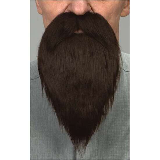 BARBA Y BIGOTE ADULTO MORENO TALLA ÚNICA image 1