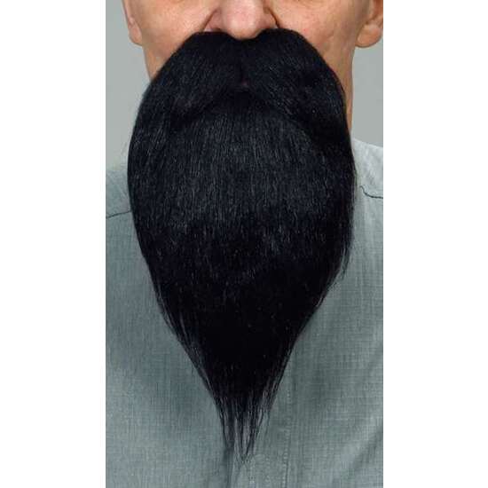 BARBA Y BIGOTE ADULTO MORENO TALLA ÚNICA image 0