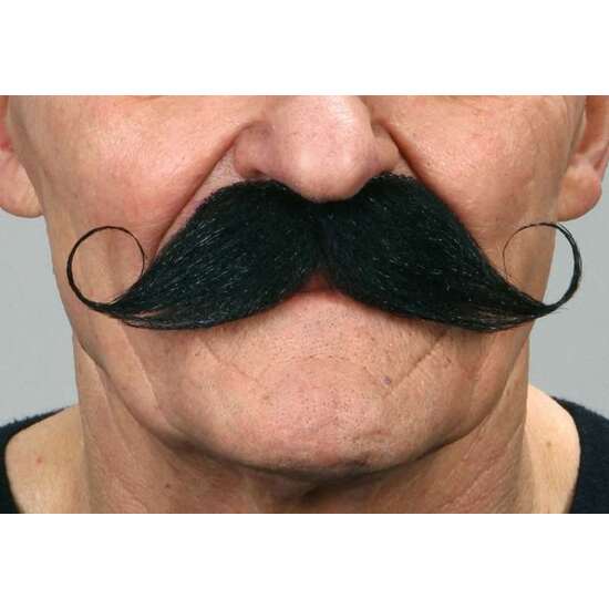 BIGOTE NEGRO TALLA ÚNICA image 0