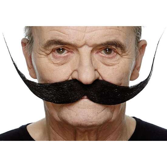 BIGOTE NEGRO TALLA ÚNICA image 0