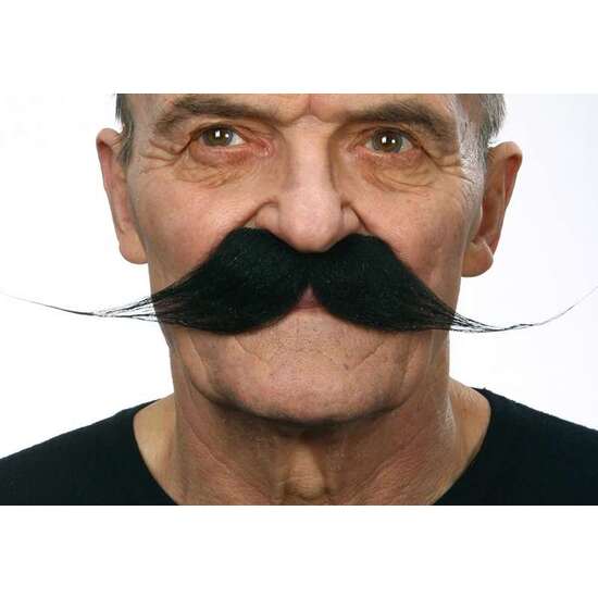 BIGOTE NEGRO TALLA ÚNICA image 0