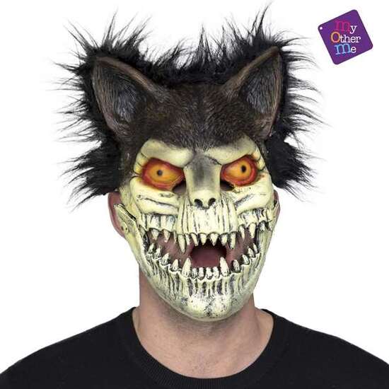 1/2 SKULL FOAM MASK ONE SIZE image 0