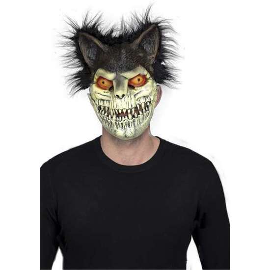 1/2 SKULL FOAM MASK ONE SIZE image 1