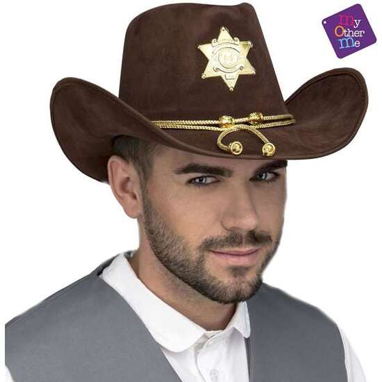 SOMBRERO SHERIFF 59 CM image 0