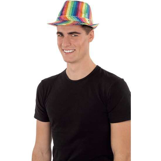 SOMBRERO CON LUZ RAINBOW T/58 image 1