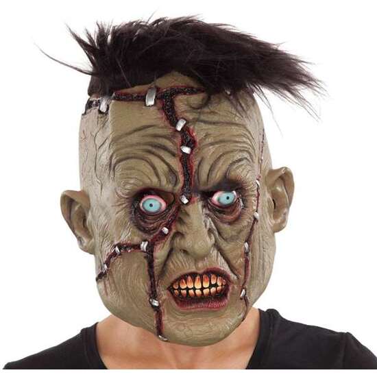 FULL FRANKIE LATEX MASK ONE SIZE image 0