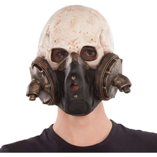 FULL SKULL LATEX MASK ONE SIZE image 0