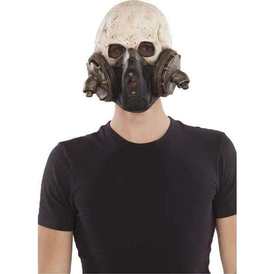 FULL SKULL LATEX MASK ONE SIZE image 1