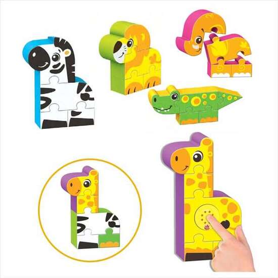 SOUND PUZZLES – ZOO BLOCKS-FIGURES image 2
