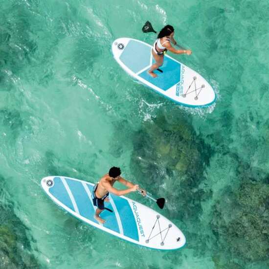 TABLA HINCHABLE PADDLE SURF AQUA QUEST 244X76X13 CM CON REMO CON MANGO DE ALUMINIO Y ACCESORIOS image 4